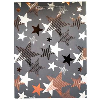 Buromax Stars Paper Gift Bag L 31х42х12cm - buy, prices for METRO - photo 3