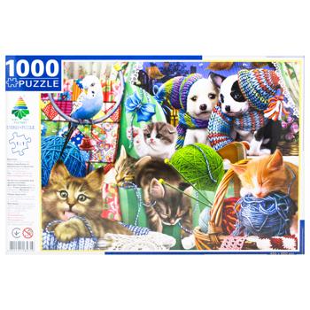 Kyiv Toy Factory Puppies and Kittens Puzzles 1000pcs - buy, prices for Auchan - photo 2