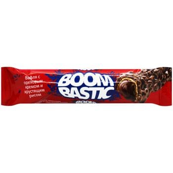 Boombastic Waffer with Nut Cream and Crispy Rice in Milk Chocolate 32g - buy, prices for ULTRAMARKET - photo 1