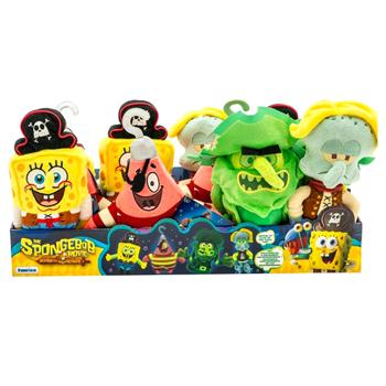 BIKINI BOTTOM GLOW PLUSH SPONGEBOB MOVIE /Губка Боб у кіно:У пошуках Квадратних штанів:м'яка іграшка Губка Боб/Патрік/Сквідвард/Летючий Голландець,що світиться у темряві - купить, цены на Auchan - фото 2