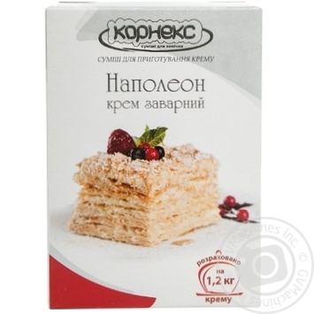 Смесь Корнекс Крем заварной для торта Наполеон 300г купить, цены на МегаМаркет - фото 1