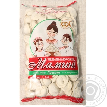Пельменi Оса Маминi Преміум 1кг купити, ціни на МегаМаркет - фото 1