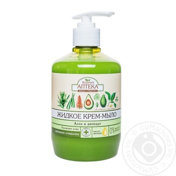 Soap Zelenaya apteka with aloe vera liquid 500ml - buy, prices for MegaMarket - photo 1