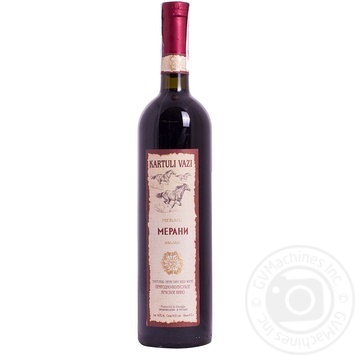 Wine aleksandrouli Kartuli vazi Private import red semidry 11% 750ml glass bottle Georgia - buy, prices for MegaMarket - photo 1