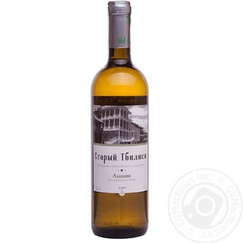 Old Tbilisi Alazan Semi-Sweet White Wine 0,75l - buy, prices for MegaMarket - photo 1