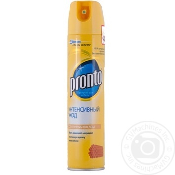 polish pronto beeswax for furniture 250ml