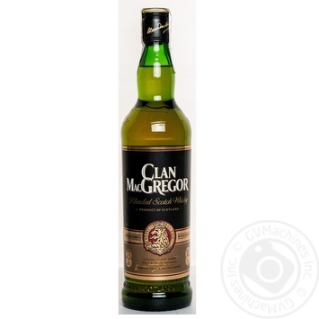 Clan MacGregor blended scotch whiskey 40% 0,7l - buy, prices for MegaMarket - photo 1
