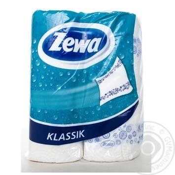 Паперові рушники Zewa Klassik 2 шари 2шт купити, ціни на МегаМаркет - фото 1