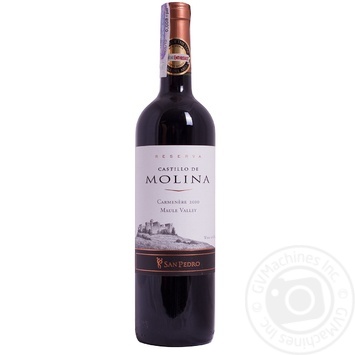 Вино Castillo De Molina Carmenere красное сухое 0,75л купить, цены на МегаМаркет - фото 1