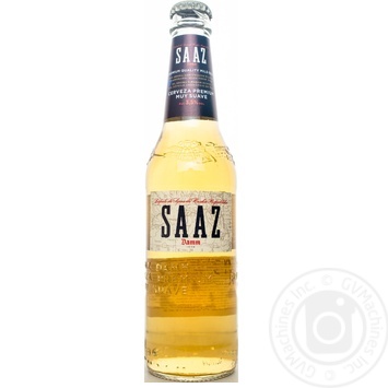 Malt beer Estrella Saaz Damm glass bottle 3.5%alc 330ml Spain - buy, prices for MegaMarket - photo 1