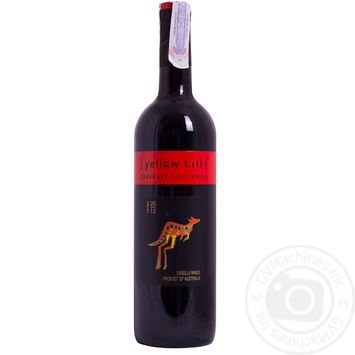 Вино Casella Wines Yellow Tail Cabernet Sauvignon красное полусухое 13.5% 0.75л купить, цены на МегаМаркет - фото 1