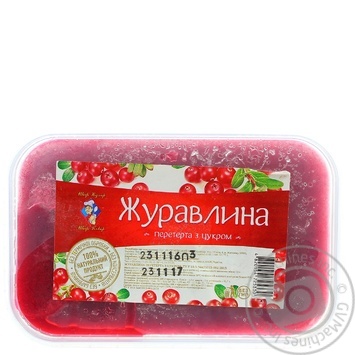 Журавлина Рудь Шеф-кухар перетерта з цукром швидкозаморожена 250г купити, ціни на МегаМаркет - фото 3