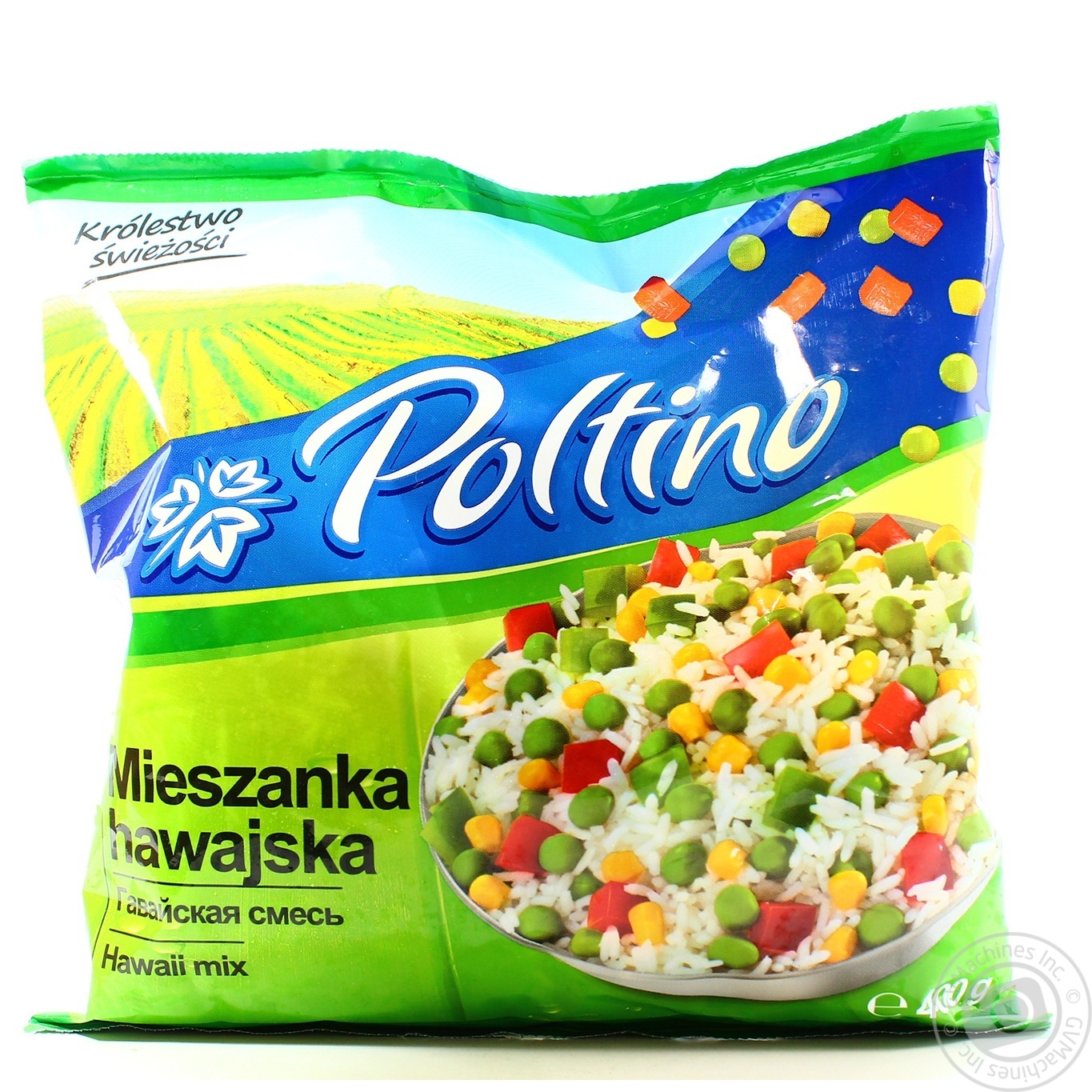 

Смесь овощная Poltino Гавайская с рисом быстрозамороженная 400г
