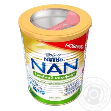 Сухая смесь детская Nestle NAN с рождения Тройной комфорт 400г купить, цены на МегаМаркет - фото 2