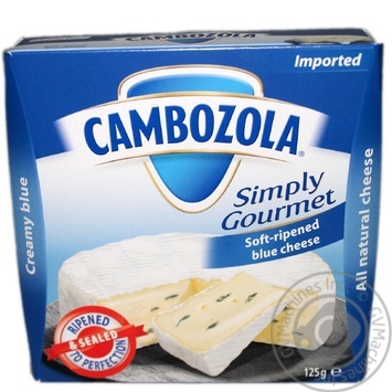 Cambozola simply gourmet soft cheese 60% 125g - buy, prices for MegaMarket - photo 1
