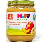 Пюре Hipp бананы с персиками 125г