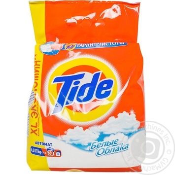 Laundry detergent powder Tide White clouds 4500g - buy, prices for NOVUS - photo 1