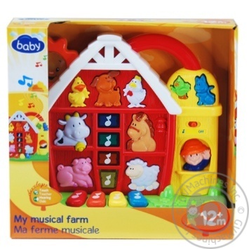 Игрушка One Two Fun Моя музыкальная ферма - купить, цены на Auchan - фото 3