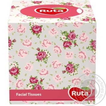 Napkins Ruta Palette cosmetic white 2-ply 80pcs - buy, prices for MegaMarket - photo 4