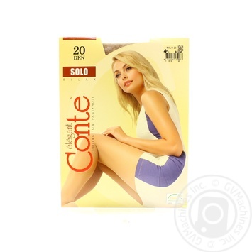 Колготки жін. SOLO 20 р.4 beige х12 купить, цены на МегаМаркет - фото 1