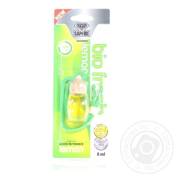 Ароматизатор Sapfire Aromaсar Bio Fresh Lemon 8мл - купить, цены на - фото 4