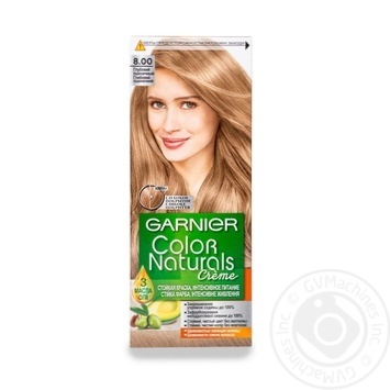 Фарба для волосся Garnier Color Naturals Creme з 3-ма оліями 8.00 Глибокий пшеничний купити, ціни на МегаМаркет - фото 1