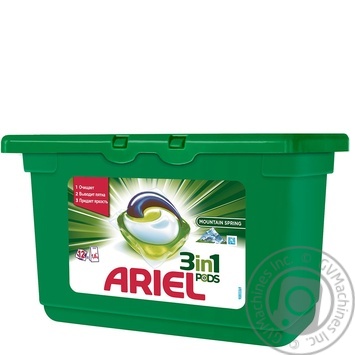 Гель рідкий Ariel в розчинних капсулах Гірське джерело автомат 12*27г купити, ціни на МегаМаркет - фото 2