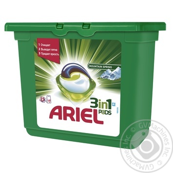 Laundry capsules Ariel PODS Mountain spring 23pcs - buy, prices for MegaMarket - photo 1