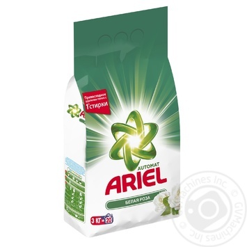 Laundry detergent powder Ariel White rose 3000g - buy, prices for - photo 2