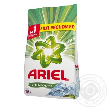Laundry detergent powder Ariel Mountain spring 6000g - buy, prices for MegaMarket - photo 1