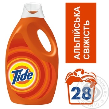 Жидкий стиральный порошок Tide Альпийская Свежесть 1820мл купить, цены на МегаМаркет - фото 2