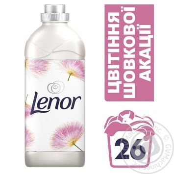 Кондиціонер для білизни Lenor Цвітіння шовкової акації 910мл купити, ціни на МегаМаркет - фото 3