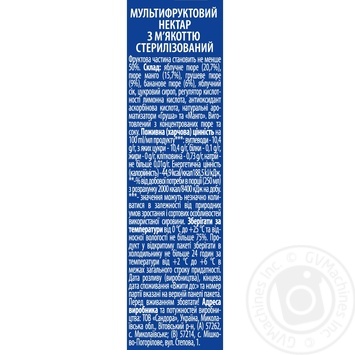 Sandora Whole fruits multifruit nectar 950ml - buy, prices for MegaMarket - photo 2