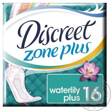 Liners Discreet Deo Water Lily Plus 16pcs - buy, prices for - photo 3