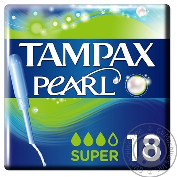 Tampons Tampax Discreet Pearl Super with applicator 18pcs - buy, prices for MegaMarket - photo 2