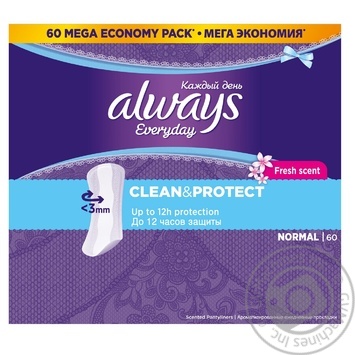 Liners AlwaysEvery day Normal Deo 60pcs - buy, prices for - photo 2