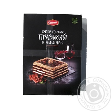 Торт Сладков пражский с вишней 1,5кг купить, цены на МегаМаркет - фото 1