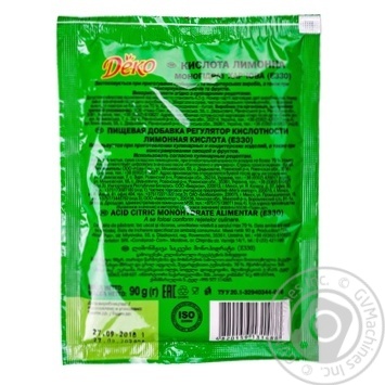 Deko Citric Acid - buy, prices for MegaMarket - photo 4