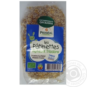 Паста Primeal Трьохкольорова Азбука Органическая детская 250г купить, цены на МегаМаркет - фото 4