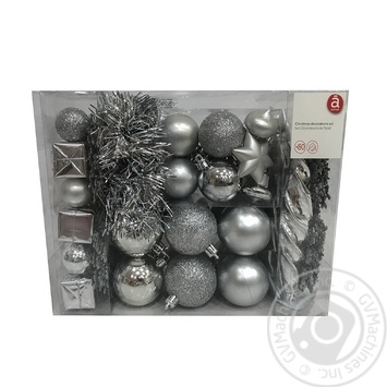 Actuel Christmas Decorations set 80pcs - buy, prices for Auchan - photo 1