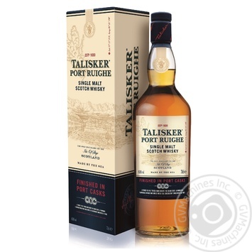 Виски Talisker Port Ruighe 45,8% 0,7л в подарочной упаковке купить, цены на МегаМаркет - фото 1
