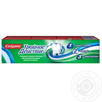 Зубна паста Colgate Потрійна дія 100мл купити, ціни на МегаМаркет - фото 2