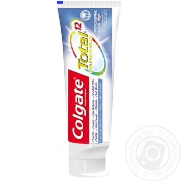 Зубна паста Colgate total 12 професійне чищення 75мл купити, ціни на МегаМаркет - фото 3