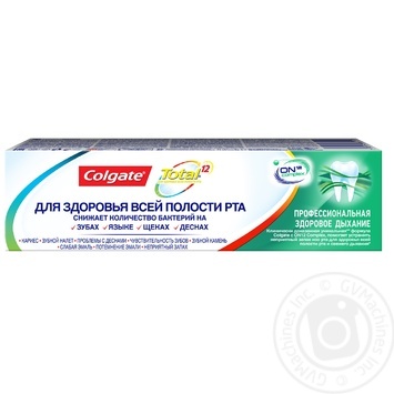 Зубная паста Colgate Pro здоровое дыхание 75мл купить, цены на МегаМаркет - фото 8