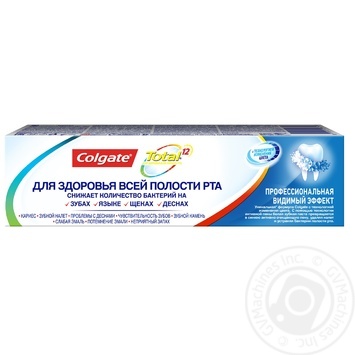 Зубна паста Colgate Total12 Помітна дія 75мл купити, ціни на МегаМаркет - фото 4
