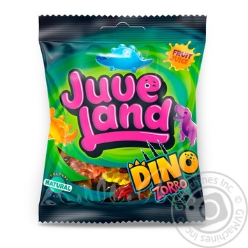 АВК Juveland Dino zorro jelly candy 85g - buy, prices for MegaMarket - photo 1