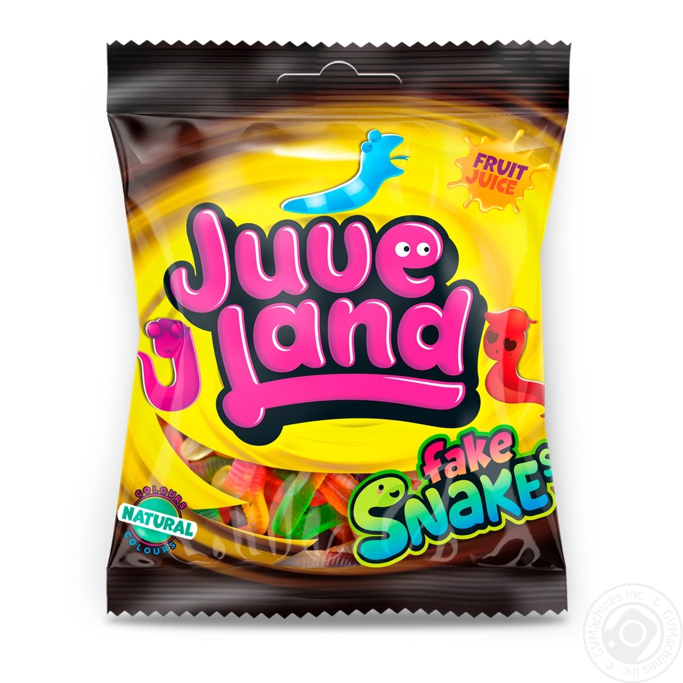 

Конфеты АВК Juveland fake Snakes Сластики желейно-жевательные 85г