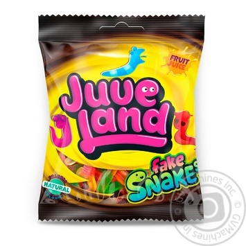 АВК Juveland fake snakes jelly candy 85g - buy, prices for MegaMarket - photo 1