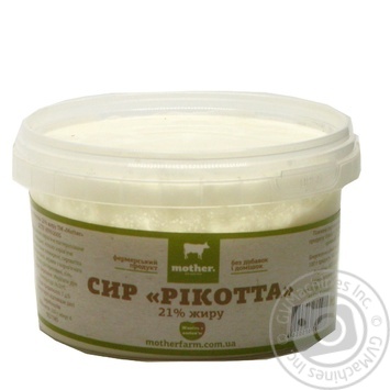 Сир Mother Рікотта 21% 250г купити, ціни на МегаМаркет - фото 1