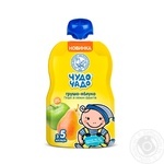 Chudo-chado for children from 5 months sugar free apple-pear pure 90g